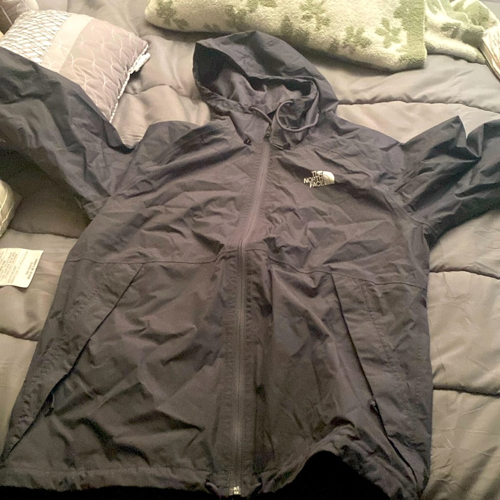 Gray Northface Windbreaker Jacket - image 1